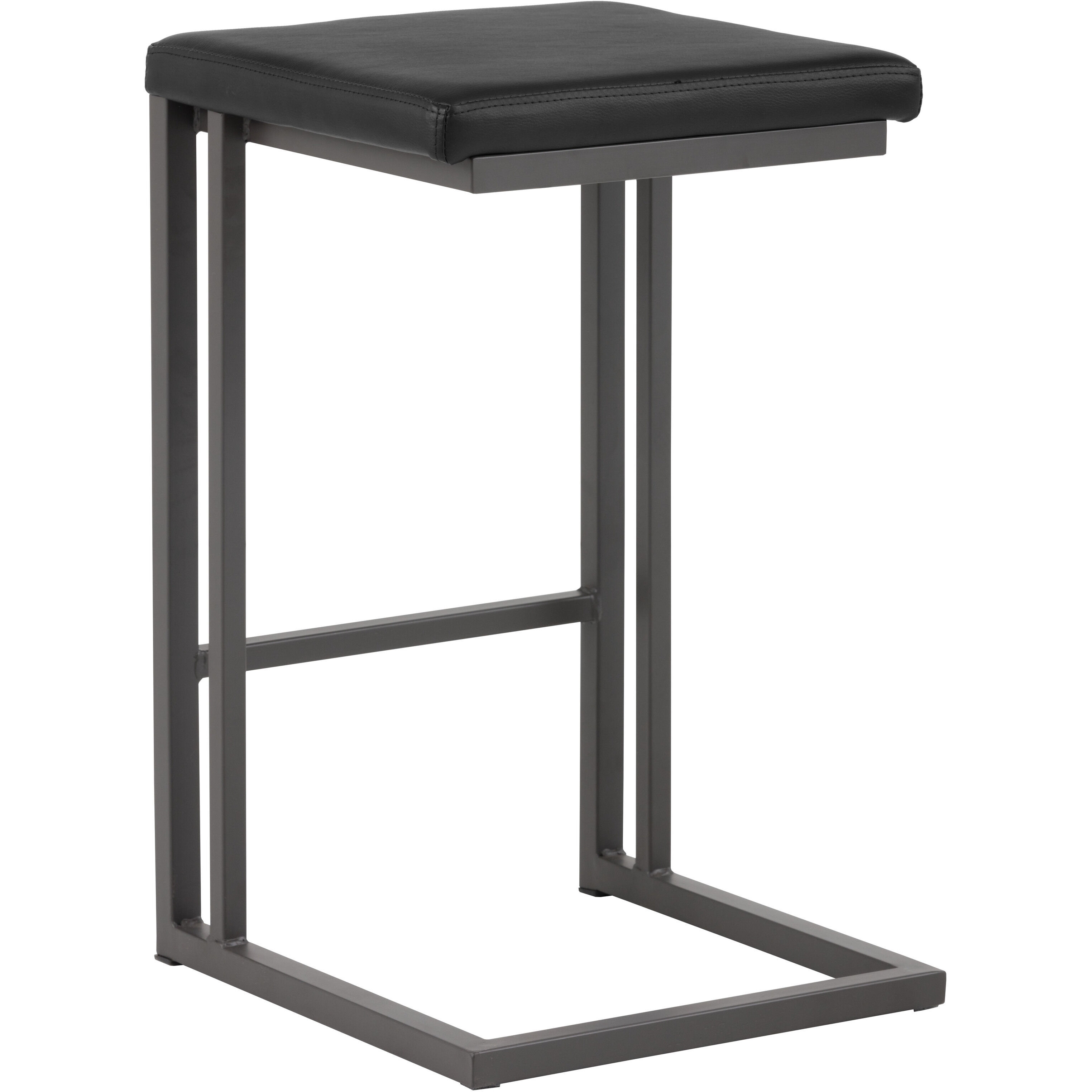 Boone 26 inch Grey / Onyx Counter Stool, Set Of 2
